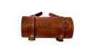 Royal Enfield Classic 500cc Leather Grip and Lever With Tool bag Tan Brown - SPAREZO